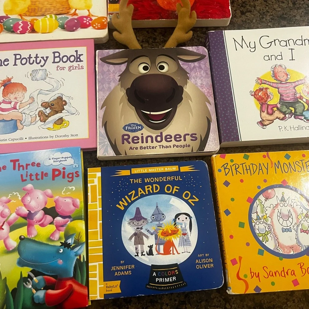 Total 12 Children’s toddler board books -
